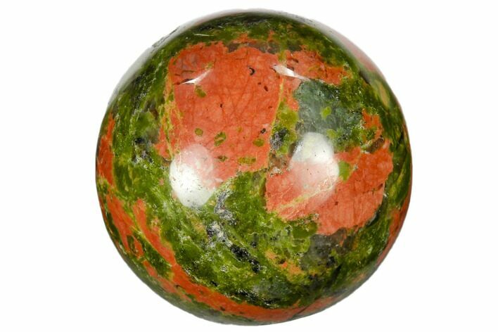 1.2" Polished Unakite Sphere - Photo 1